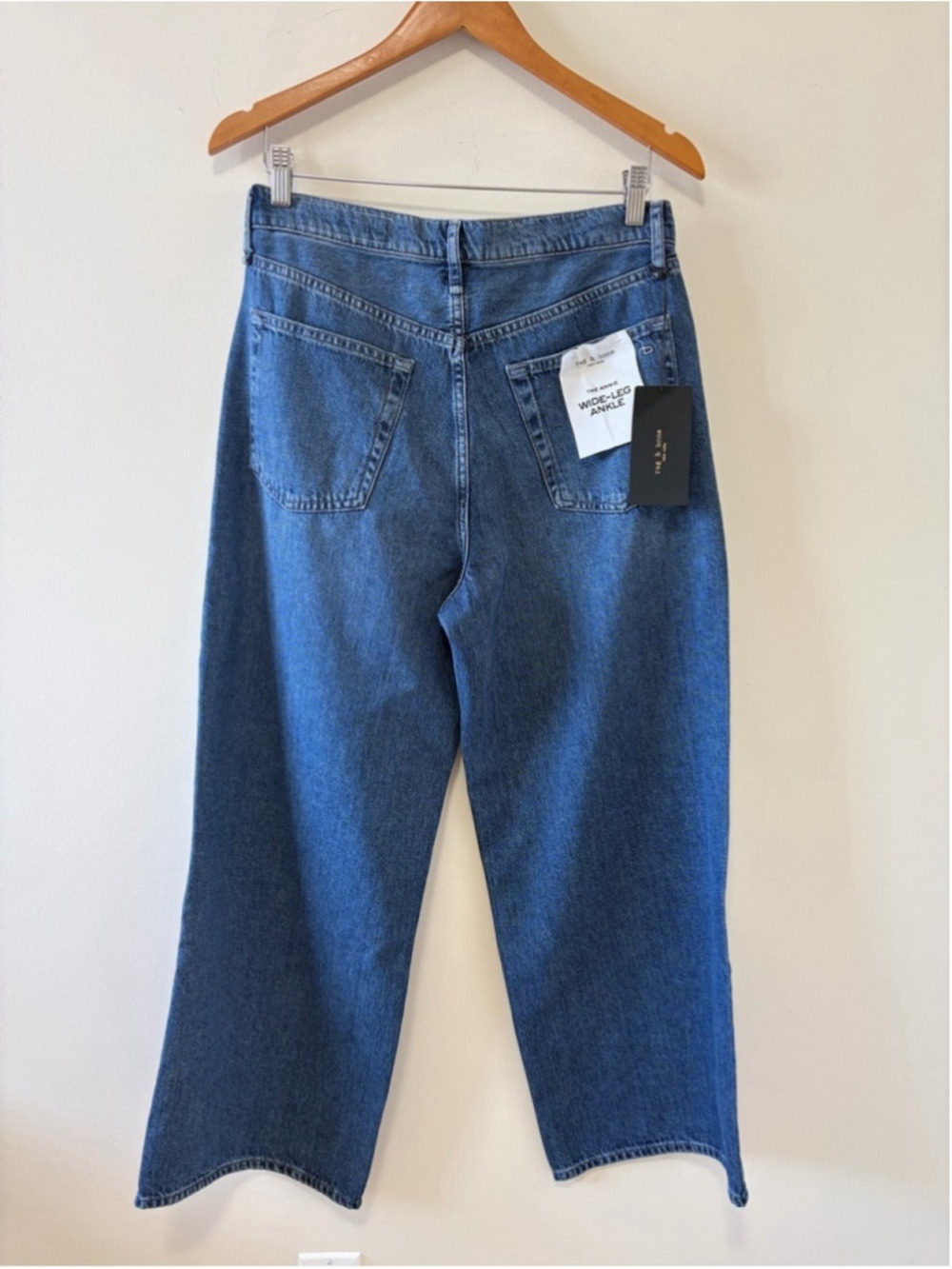 Rag and Bone Annie High Waist Ankle Wide Leg Jeans in Lowry - Picture 4 of 9